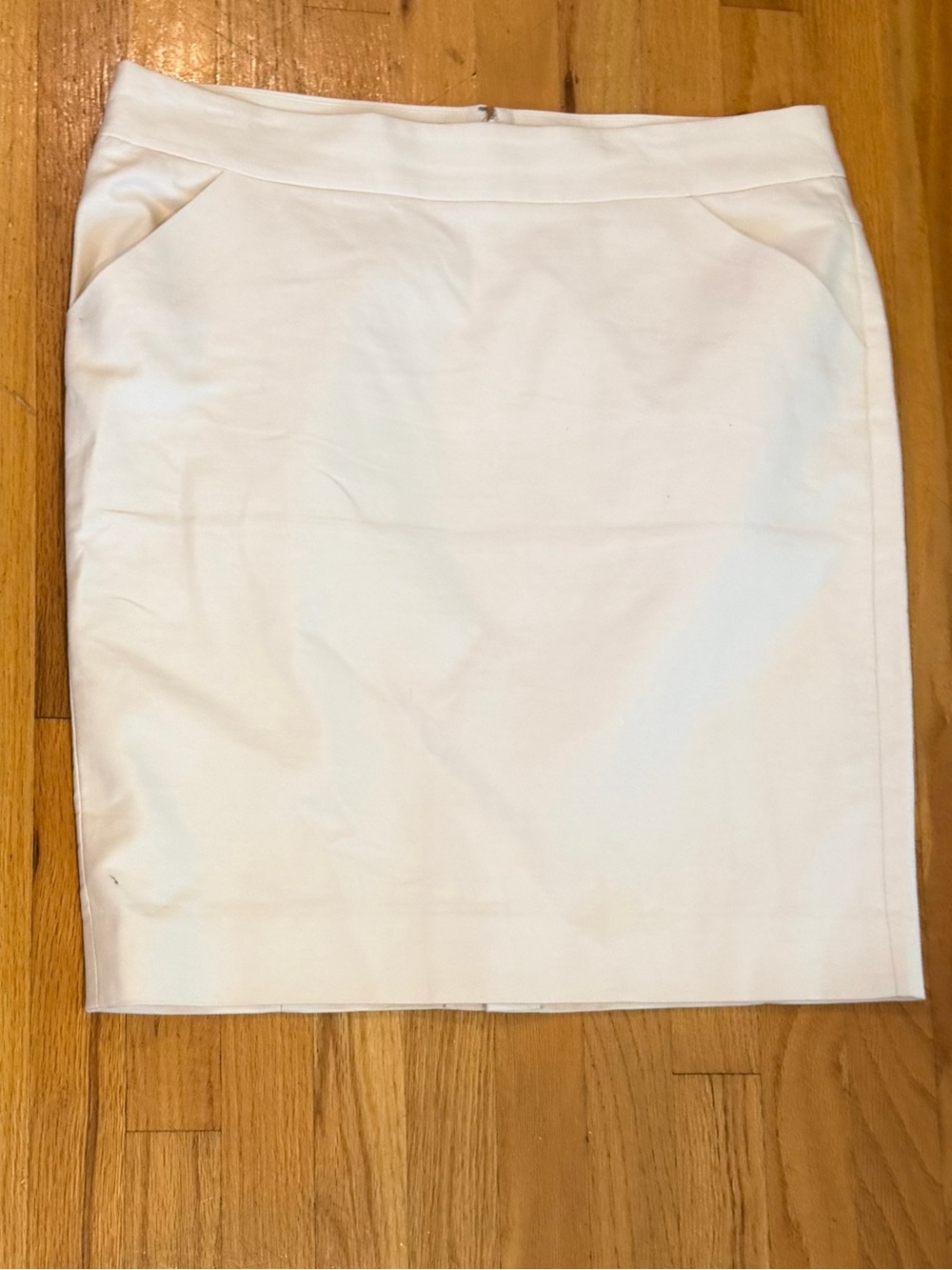 J.Crew - "The Pencil Skirt" - off-white, SIZE 16